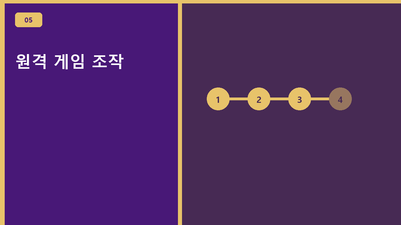 원격 게임 조작